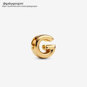 Pandora Letter G Alphabet Mini Charm|Pendant